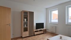 Trotha, helle, neu möblierte 3-Zimmer-Wohnung mit Waschmaschine, WLAN und PKW-Stellplatz