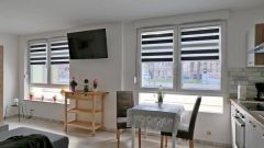Ilversgehofen, neu ausgebaute möblierte Wohnung mit ruhigem Schlafzimmer für Wochenendheimfahrer